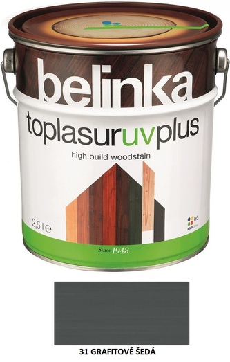Belinka Toplasur UV plus 2,5l 31 Grafitová šedá