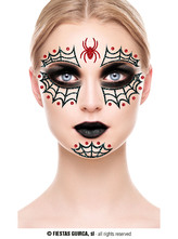 Nálepka na obličej pavučina 20x20 cm