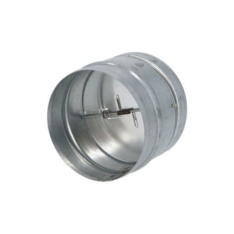 VENTS KOM 100 vzduchovod kovový Zn-Spojka s klapkou 100mm