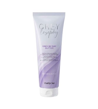 Inebrya Grey By Day Butter jemná maska pro přírodní šedé vlasy 250 ml
