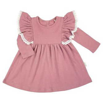 Kojenecké šatičky s dlouhým rukávem Nicol Emily - velikost 74 (6-9m)