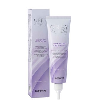 Inebrya Grey By Day Scalp Relief purifikační péče před použitím šamponu 150 ml