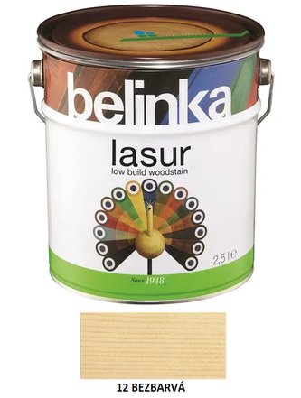 Belinka Lasur 2,5l 12 Bezbarvá