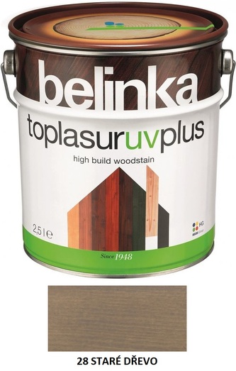 Belinka Toplasur UV plus 2,5l 28 Staré dřevo