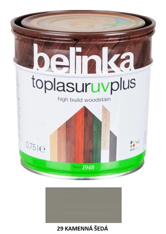 Belinka Toplasur UV plus 0,75l 29 Kamenná šedá