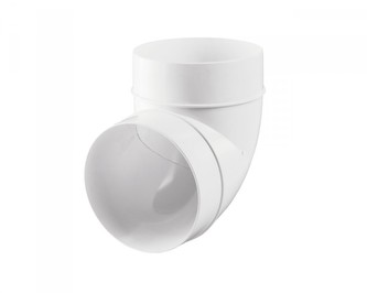 Koleno 90° VENTS 222 - 125mm PVC