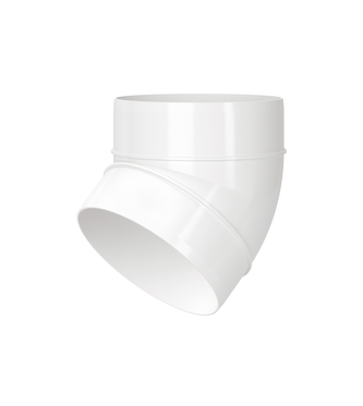 Koleno 45° VENTS 121-45 - 100mm PVC