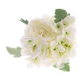 Umělá kytice, bílá, 12/96