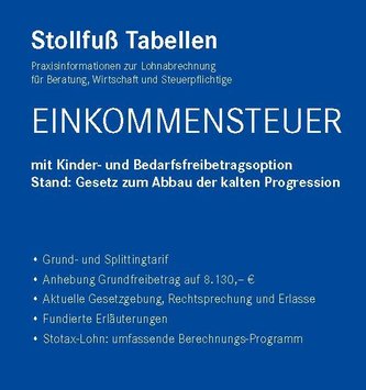 Tabelle, Einkommensteuer 2024