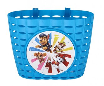 koš dětský Bike Fashion Tlapková patrola modrý