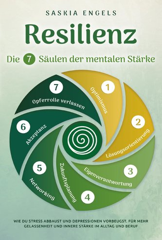 Resilienz - Die 7 Säulen der mentalen Stärke: Wie du Stress abbaust und Depressionen vorbeugst. Für mehr Gelassenheit und innere