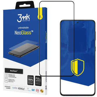 Nerozbitné sklo 3mk NeoGlass 8H pro Samsung Galaxy S21 FE 5G Black