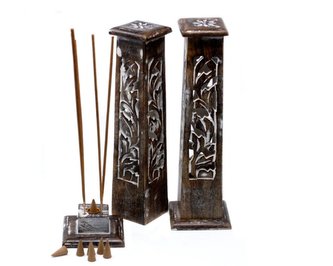 Stojan na vonné tyčinky věž mango