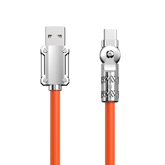 USB to USB-C rotating cable Dudao L24AC 120W 1m (orange)