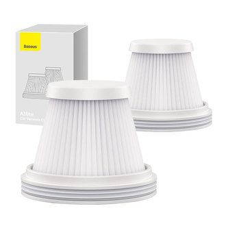 Baseus A3lite Filtry do vysavače do auta 2 ks (bílé)