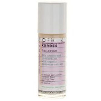 Korres 24hodinový roll-on deodorant s přesličkou pro citlivou pokožku 30 ml woman