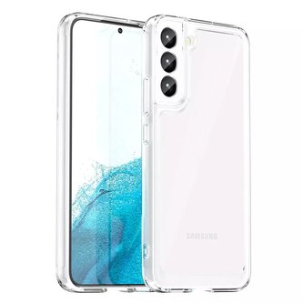 Ochranné pouzdro na telefon Outer Space Case pro kryt Samsung Galaxy S23 Plus s flexibilním rámečkem průhledné Ochranné pouzdro na telefon Outer Space Case pro kryt Samsung Galaxy S23 Plus s flexibilním rámečkem průhledné