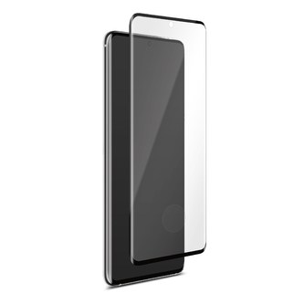 PURO Premium Full Edge Tempered Glass Case Friendly – ??Samsung Galaxy S20 Tempered Glass Ochranné sklo (černý rám)