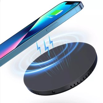 Choetech podpultová indukční nabíječka 10W EU nabíječka s napájecím kabelem černá (T590-F)