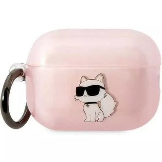 Ochranné pouzdro na sluchátka Karl Lagerfeld KLAP2HNCHTCP pro Apple AirPods Pro 2 kryt růžový/růžový Ikonik Choupette Ochranné pouzdro na sluchátka Karl Lagerfeld KLAP2HNCHTCP pro Apple AirPods Pro 2 kryt růžový/růžový Ikonik Choupette