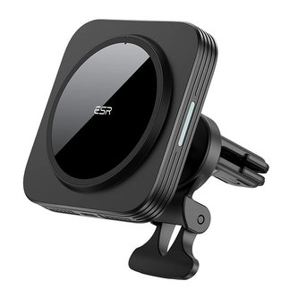 Držák do auta ESR HaloLock s indukční nabíječkou Qi, MagSafe (černý)