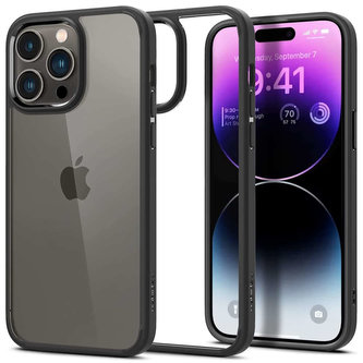 Etui obudowa pouzdro Spigen Ultra Hybrid pro Apple iPhone 14 Pro Matte Black
