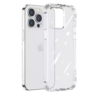 Kryt pouzdra Joyroom Defender Series pro iPhone 14 Armored Hook Cover Stand Clear (JR-14H1)