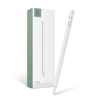 Precision Stylus Pen Aktivní Stylus Pen pro dotykovou obrazovku tabletu / telefonu Bílé