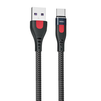 Kabel USB-C Remax Lesu Pro, 1 m, 5A (černý)
