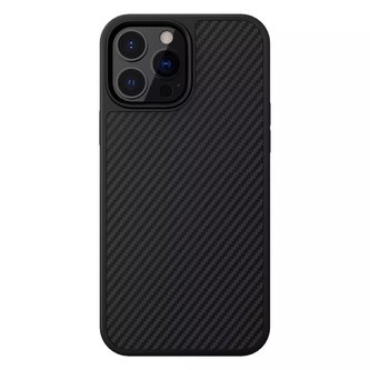 Pouzdro Nillkin Synthetic Fiber Carbon iPhone 13 Pro Max černé