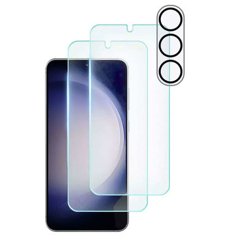 Supreme SET 2x Tempered Glass Ochranné sklo Lens Glass pro Samsung Galaxy S23 Clear