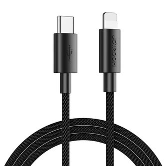Odolný kabel USB typu C Joyroom – bleskově rychlé nabíjení / přenos dat 20 W 2 m černý (S-2024M13)