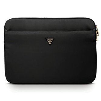 Nylonové pouzdro na počítač Guess - 13" pouzdro na notebook (černá)