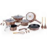 Sada nádobí Royalty, 17 ks, barva copper