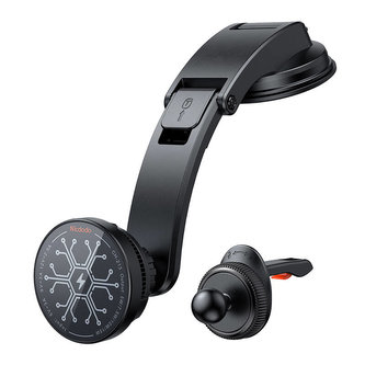 Car Magnetic Wireless Charger Mcdodo CH-2130 with Cooling Fan (clear) Car Magnetic Wireless Charger Mcdodo CH-2130 with Cooling Fan (clear)