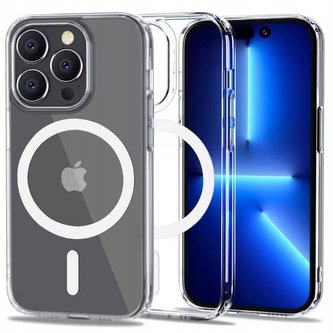 Etui Flexair Hybrid MagSafe pro Apple iPhone 14 Pro Max Clear