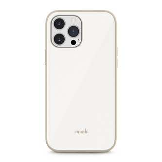 Moshi iGlaze Slim Hardshell Case - iPhone 13 Pro Max (systém SnapTo) (perleťově bílý)