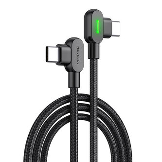 Kabel USB-C na USB-C Mcdodo 60W, 2 m (černý)