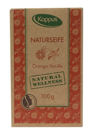 Certifikované přírodní mýdlo 100g orange&vanilla;