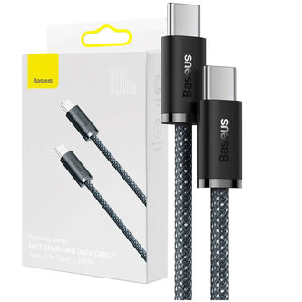 Baseus Dynamic Series USB-C na USB-C PD QC 100W 5A 2m šedý kabel Baseus Dynamic Series USB-C na USB-C PD QC 100W 5A 2m šedý kabel