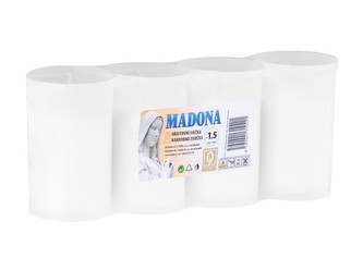 Madona hřbitovní 120g ~1,5dne 4ks bílá lisovaná
