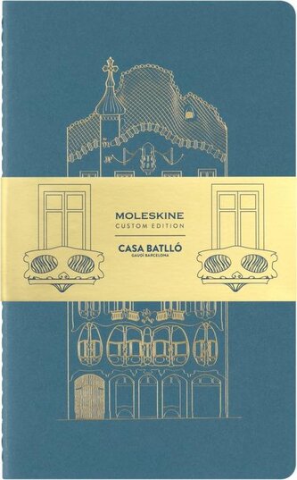 Moleskine Casa Batlló sešity Cahier 2 ks čistý L