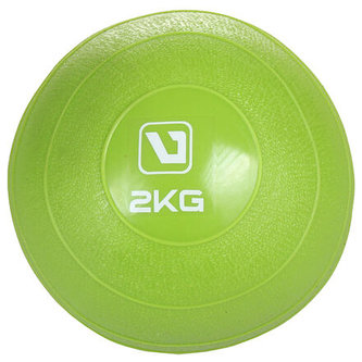 Weight ball míč na cvičení zelená hmotnost 2 kg