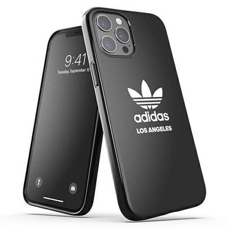 Ochranné pouzdro Adidas OR SnapCase Los Angeles pro Apple iPhone 12 Pro Max černá/černá 43884
