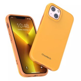 Pouzdro Choetech MFM Anti-drop Made For MagSafe pro iPhone 13 mini oranžové (PC0111-MFM-YE)