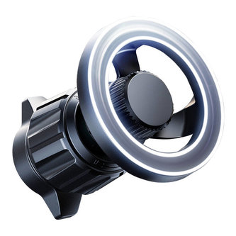 Magnetic holder Lisen, air vent (black)