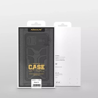 Pancéřový kryt Nillkin Adventruer Case pro iPhone 13 Pro Max s krytem fotoaparátu modrý