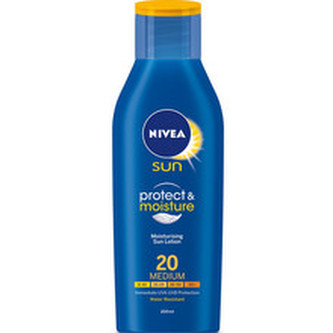 Nivea Hydratační mléko na opalování SPF 20 Sun (Protect & Moisture Lotion) 200 ml unisex