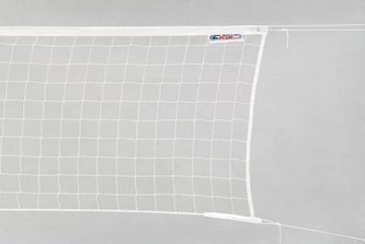 Síť volejbalová s lankem bílá SEDCO