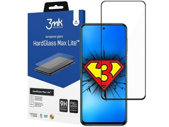 3mk HardGlass Max Lite sklo pro Xiaomi Redmi Note 9S / Pro / Max Black
